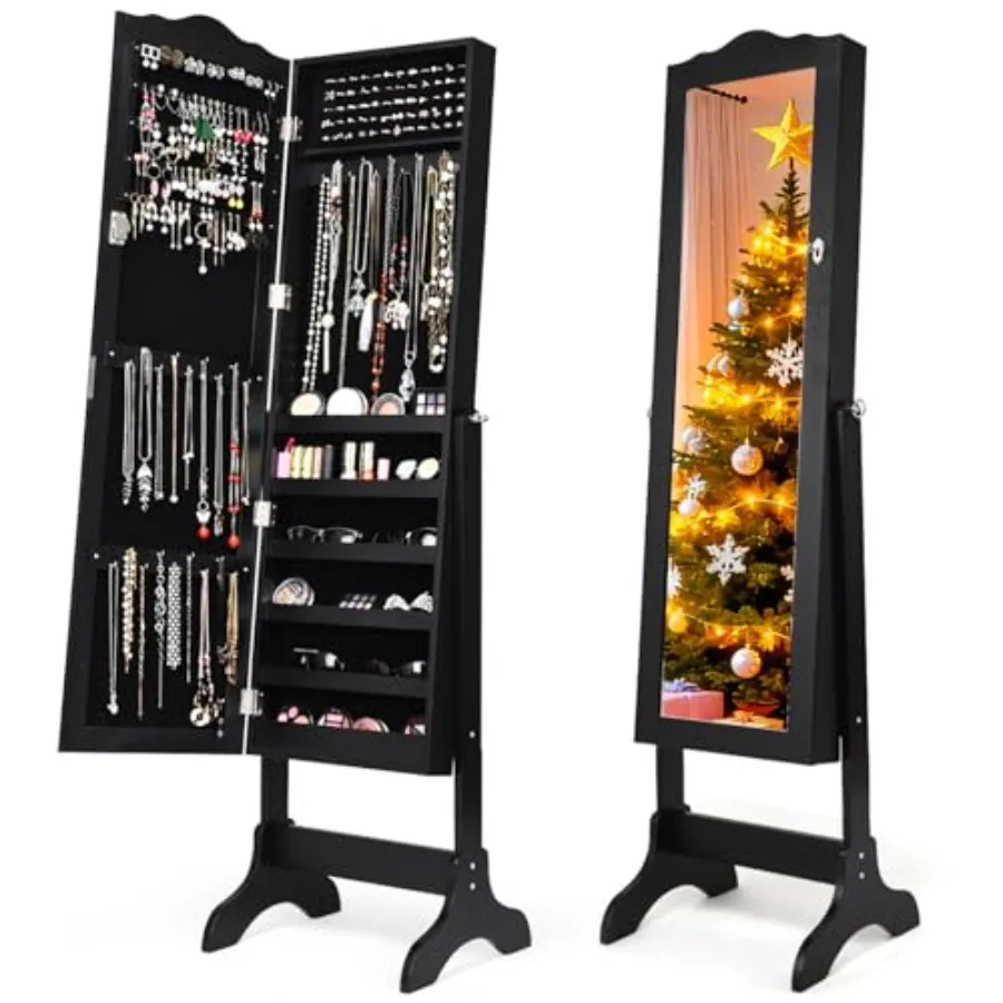 Зеркало для ювелирных изделий с органайзером для хранения ювелирных изделий, запираемый шкаф для ювелирных изделий с зеркалом в полный рост, ювелирные изделия
Зеркало для ювелирных изделий с органайзером для хранения ювелирных изделий, запираемый шкаф для ювелирных изделий с зеркалом в полный рост, ювелирные изделия