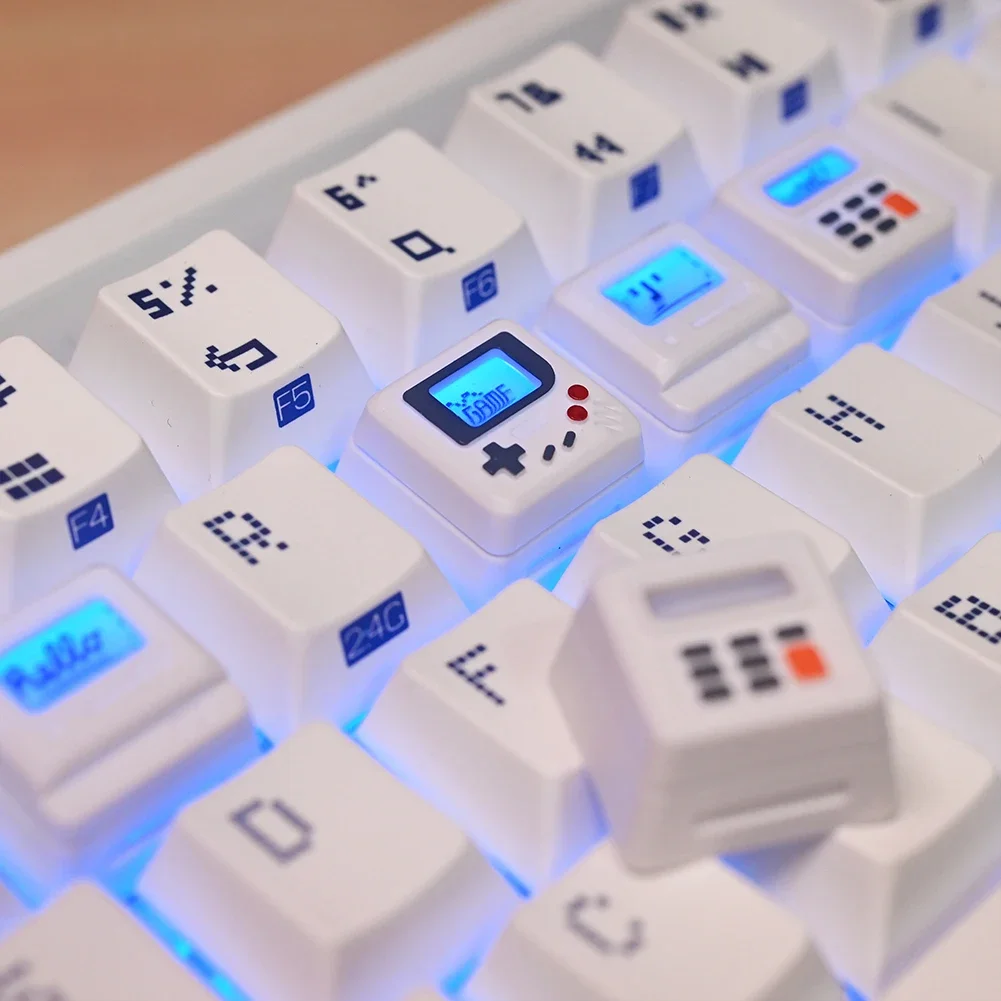 Keyboard Keycaps 3 in 1 Replacement for Mechanical Keyboard Keycap Retro Game Console Keycaps Cute Transparent Key Cap Suit
Keyboard Keycaps 3 in 1 Replacement for Mechanical Keyboard Keycap Retro Game Console Keycaps Cute Transparent Key Cap Suit