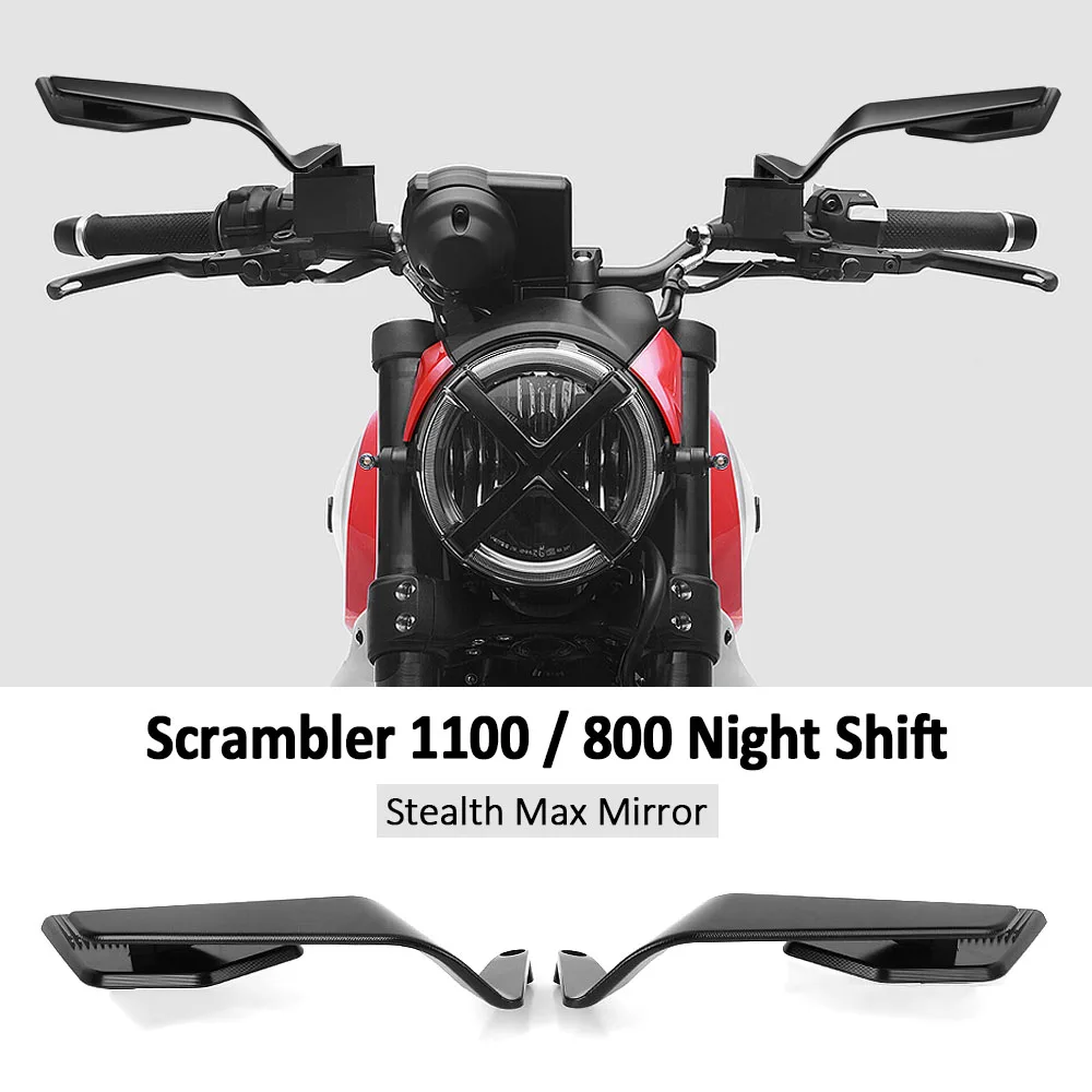 For Ducati Scrambler 1100 Pro 800 Nightshift Icon Dark Motorcycle Mirror Wind Wing Adjustable Rotating Rearview Mirror
For Ducati Scrambler 1100 Pro 800 Nightshift Icon Dark Motorcycle Mirror Wind Wing Adjustable Rotating Rearview Mirror