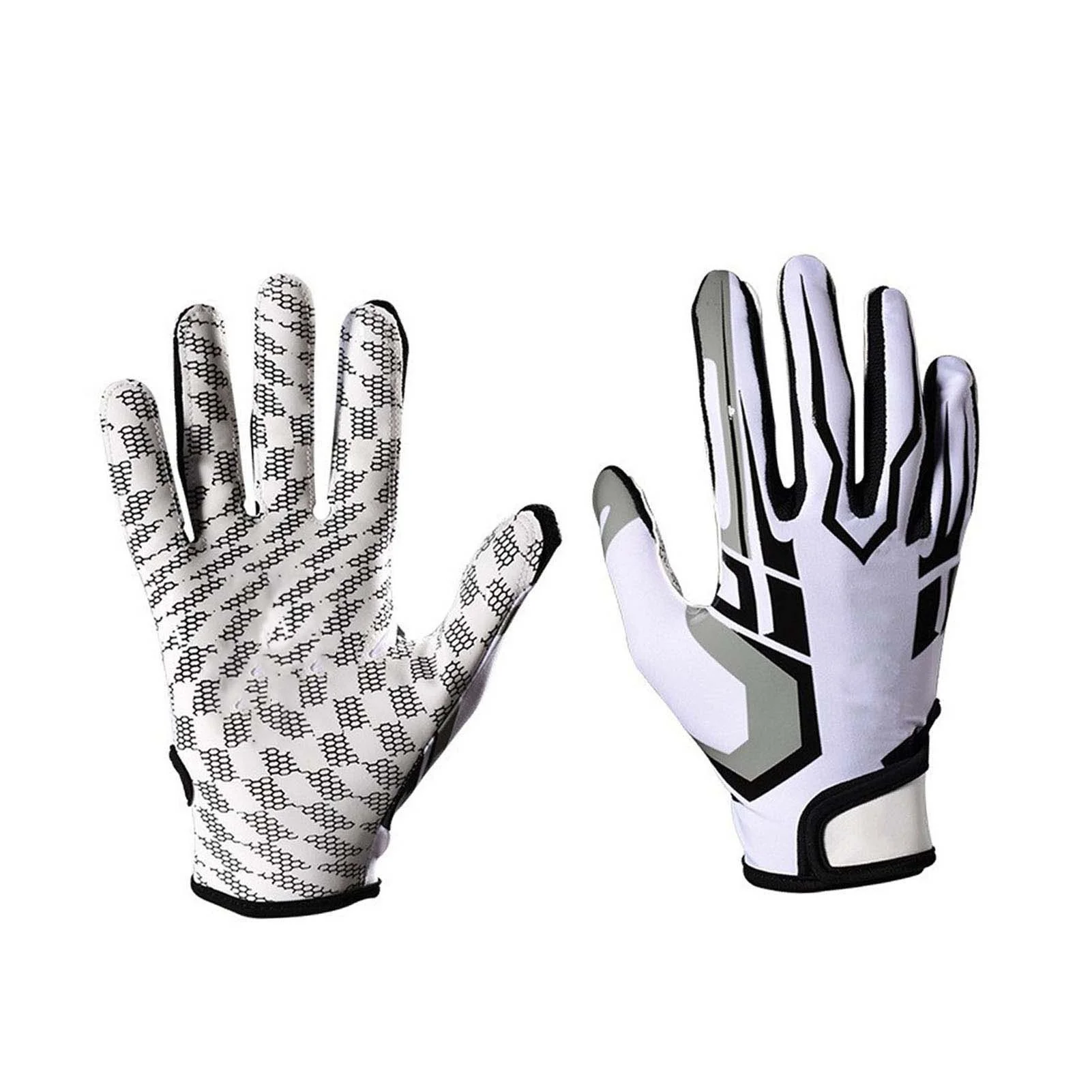 Non Slip American Football Rugb Gloves Breathable Full Finger Sports Gloves for Baseball
Non Slip American Football Rugb Gloves Breathable Full Finger Sports Gloves for Baseball