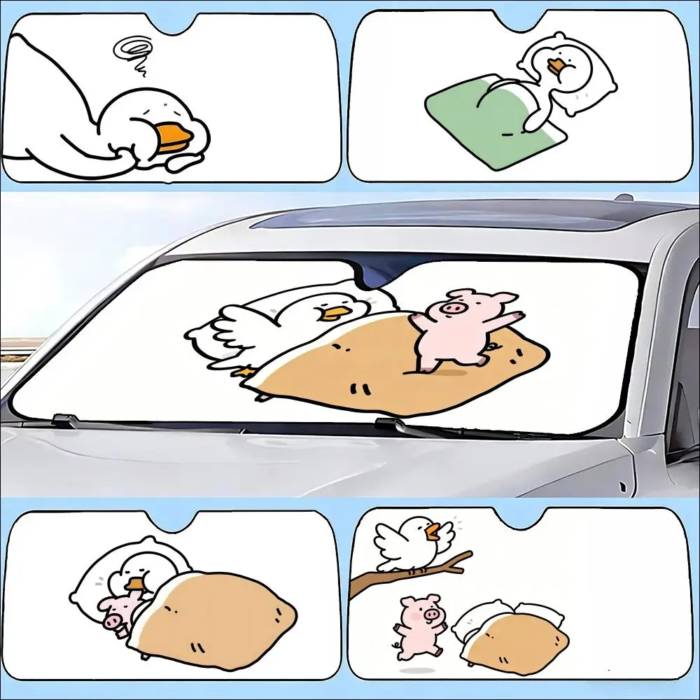 1A-Little Pigeon Duck Sun Visor Car sun shade, front windshield sun protection cover, automotive sun visor, UV protection
1A-Little Pigeon Duck Sun Visor Car sun shade, front windshield sun protection cover, automotive sun visor, UV protection