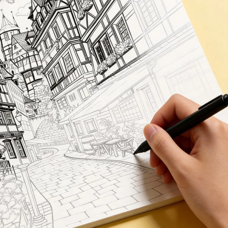 A Coloring Book for Character/scenery Sketches, A Healing Forest Coloring Book, 24 Different Patterns, 21x14cm, Excluding Pens
A Coloring Book for Character/scenery Sketches, A Healing Forest Coloring Book, 24 Different Patterns, 21x14cm, Excluding Pens
