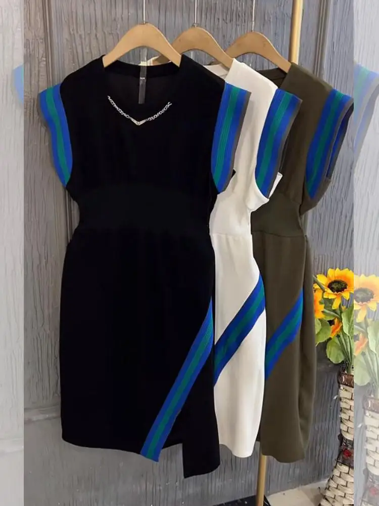 Summer New Design Slimming Waistline Beautiful Cold Tone High Waist Wrap around Sleeveless Dress Korean Style Commute Dress
Summer New Design Slimming Waistline Beautiful Cold Tone High Waist Wrap around Sleeveless Dress Korean Style Commute Dress