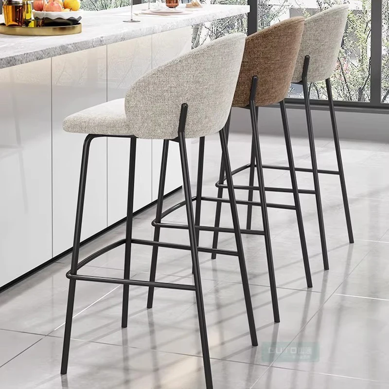 ZMetal Minimalist Bar Stools Living Room Kitchen With Back Designer Bar Chairs Barber Modern Sillas Para Comedor Home FurnitureZ
ZMetal Minimalist Bar Stools Living Room Kitchen With Back Designer Bar Chairs Barber Modern Sillas Para Comedor Home FurnitureZ