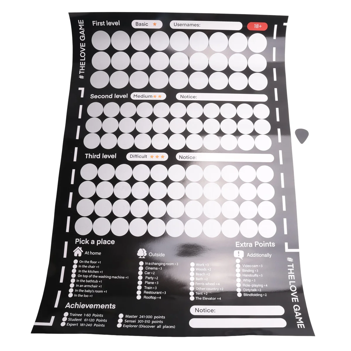 On sale The Love Game Scratch Off Poster Game for Couples Valentine's Day Gifts Wall Poster Gift for Her and for Her
On sale The Love Game Scratch Off Poster Game for Couples Valentine's Day Gifts Wall Poster Gift for Her and for Her