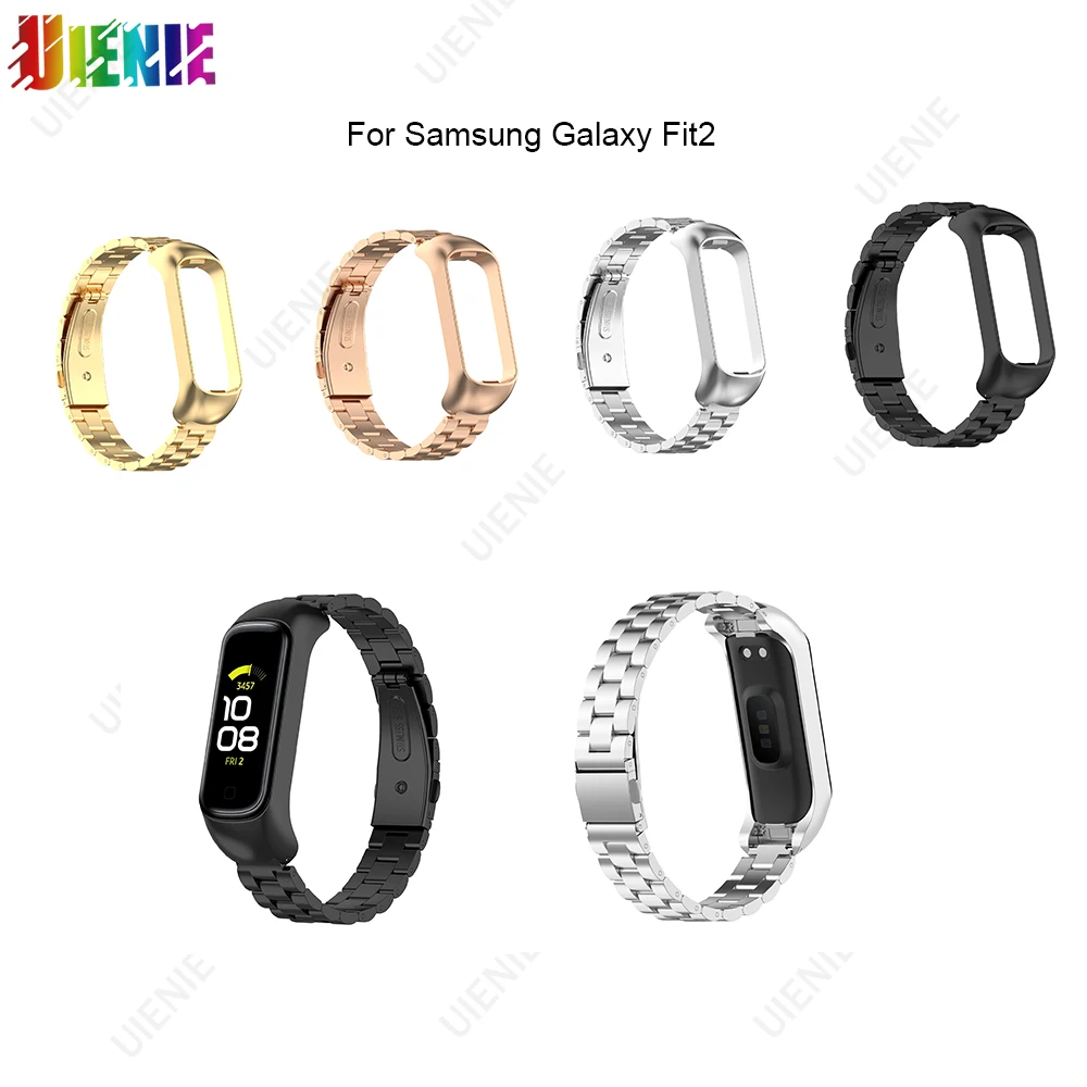 Ремешок из нержавеющей стали для Samsung Galaxy Fit 2, сменный спортивный браслет для наручных часов, умные аксессуары
Ремешок из нержавеющей стали для Samsung Galaxy Fit 2, сменный спортивный браслет для наручных часов, умные аксессуары