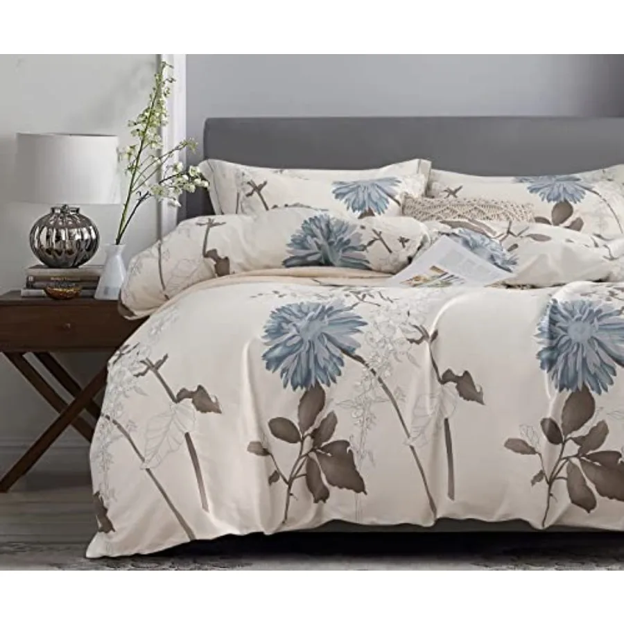 Duvet Cover Size 600 Thread Count Cotton Botanical Flowers Pattern Printed Reversible Comforter Cover
Duvet Cover Size 600 Thread Count Cotton Botanical Flowers Pattern Printed Reversible Comforter Cover