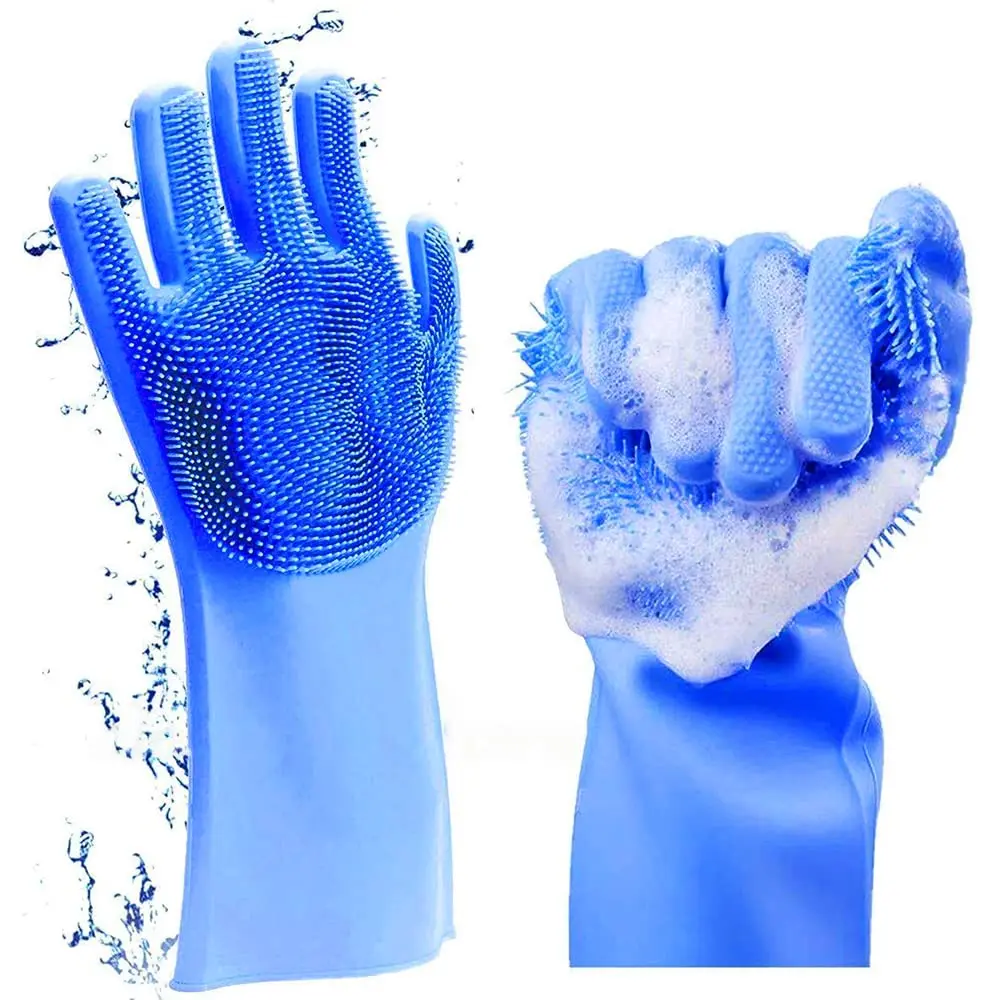Free Shipping Silicone Dishwashing Gloves with Built-in Scrubber, Reusable Rubber Scrubbing Cleaning Gloves, Heat Resistan
Free Shipping Silicone Dishwashing Gloves with Built-in Scrubber, Reusable Rubber Scrubbing Cleaning Gloves, Heat Resistan