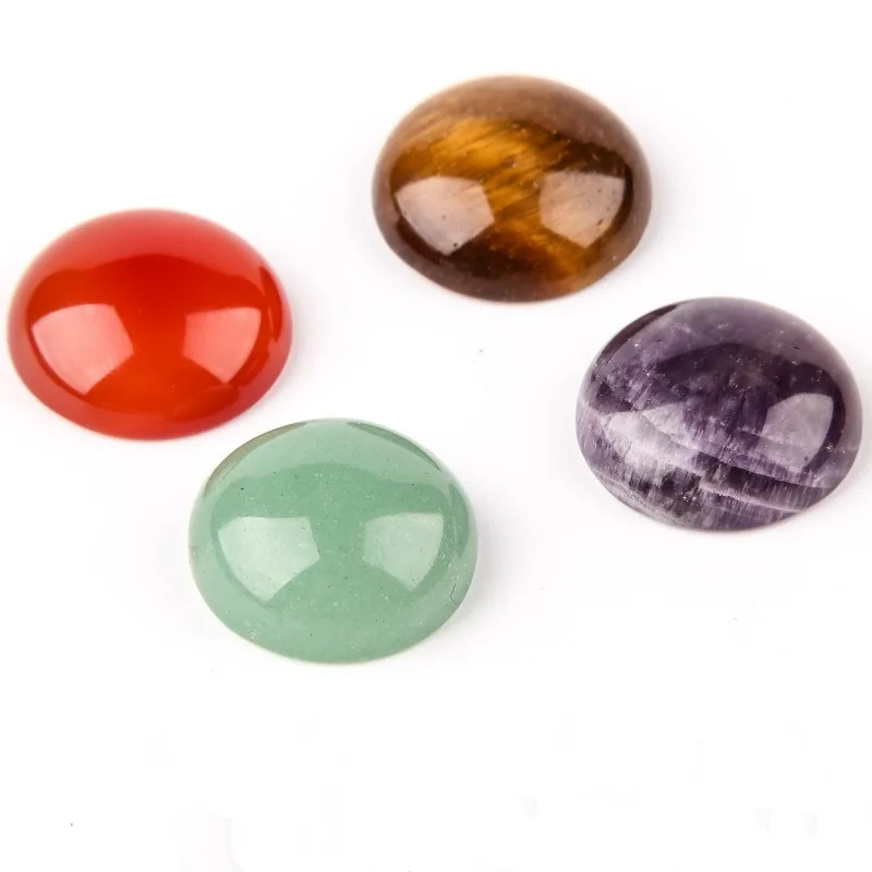 22mm Natural Chakra Semi-precious Stone Cabochon Bead Ornaments Quartz Crystal Reiki Healing Round Stone Diy Decoration
22mm Natural Chakra Semi-precious Stone Cabochon Bead Ornaments Quartz Crystal Reiki Healing Round Stone Diy Decoration
