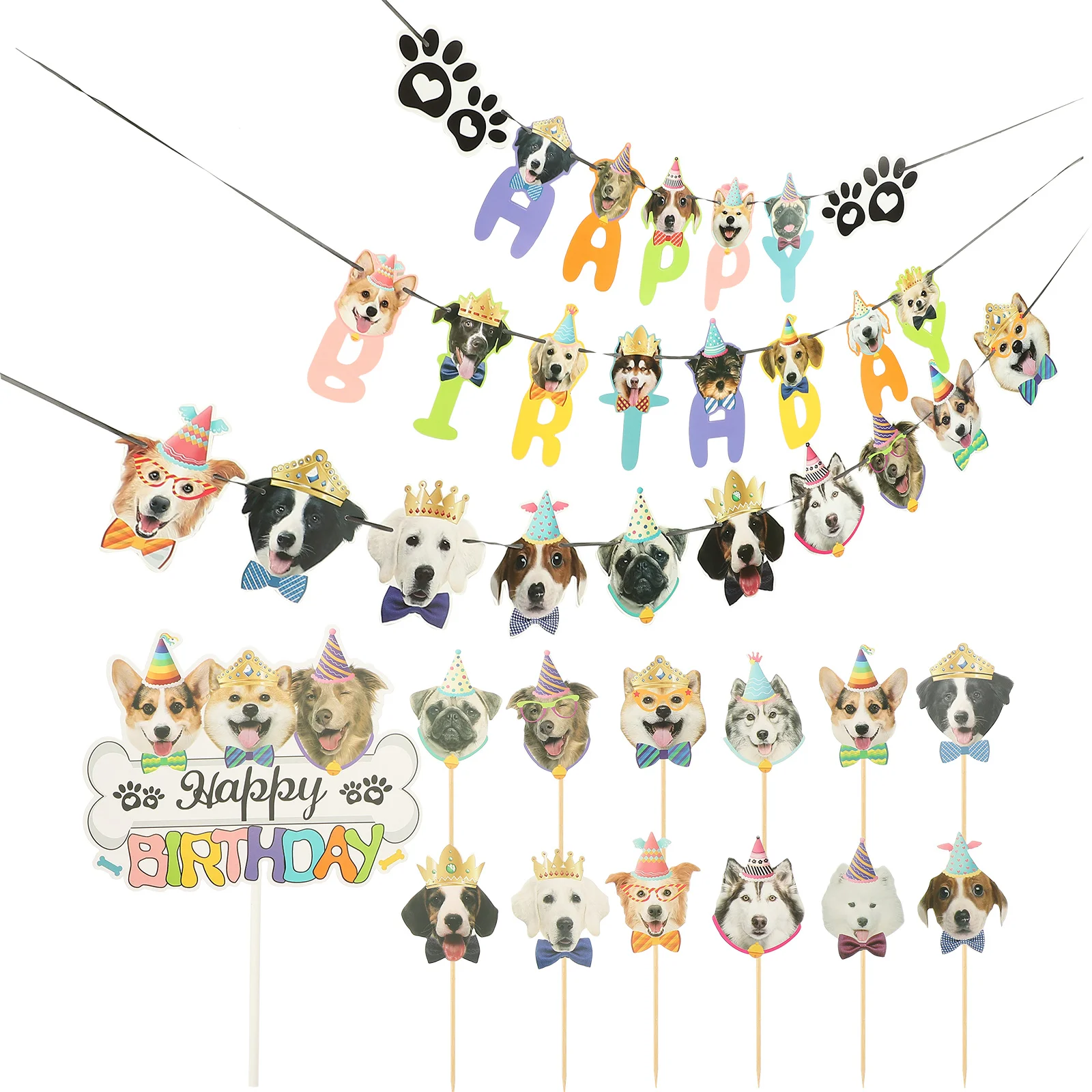 Happy Birthday Puppy Dog Theme Party Decoration Plush Decorations Doggy Supplies Favor Props
Happy Birthday Puppy Dog Theme Party Decoration Plush Decorations Doggy Supplies Favor Props