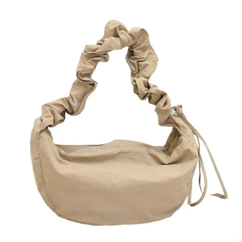 340D Women Pleated Shoulder Bag Solid Color Crossbody Bag All-matching Dumpling Bag Female Bag Vintage Hobo Handbag
340D Women Pleated Shoulder Bag Solid Color Crossbody Bag All-matching Dumpling Bag Female Bag Vintage Hobo Handbag