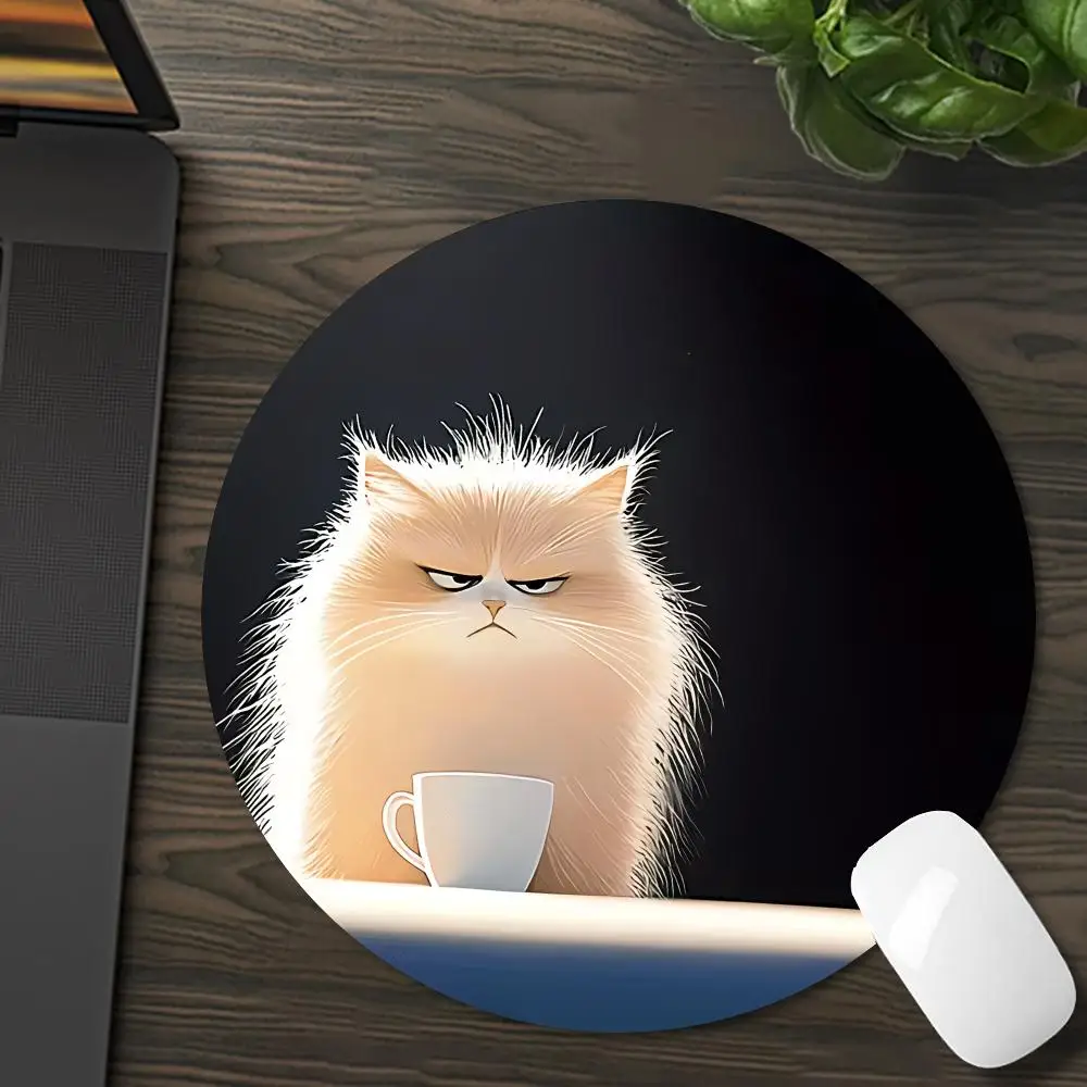 Kawaii cat Mouse Pad round mouse pad Non-slip rubber sole waterproof design Office games universal computer desk RUG
Kawaii cat Mouse Pad round mouse pad Non-slip rubber sole waterproof design Office games universal computer desk RUG
