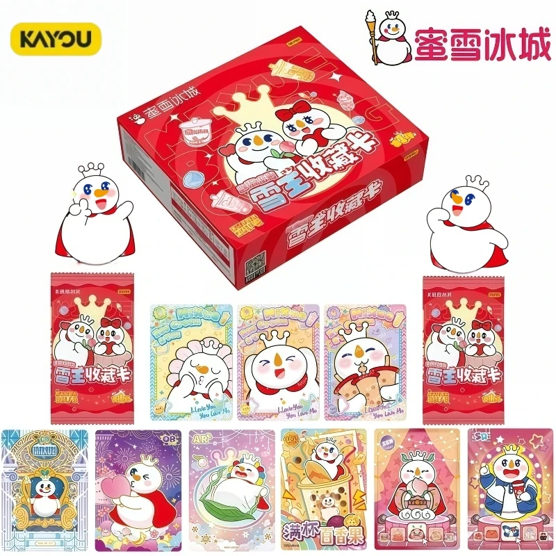 KAYOU официальная подлинная серия мороженого Mixue, изысканная карта, анимационная коллекция мультфильмов, игрушечная карта, праздничный подарок, оригинальная коробка
KAYOU официальная подлинная серия мороженого Mixue, изысканная карта, анимационная коллекция мультфильмов, игрушечная карта, праздничный подарок, оригинальная коробка