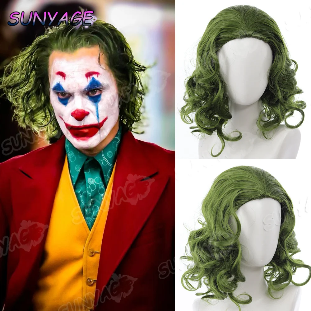 Joker Cosplay Green Wigs for Men & Women Perfect for Joker Costume Clown Wigs High Temperature Fiber Synthetic Wigs Party anime
Joker Cosplay Green Wigs for Men & Women Perfect for Joker Costume Clown Wigs High Temperature Fiber Synthetic Wigs Party anime