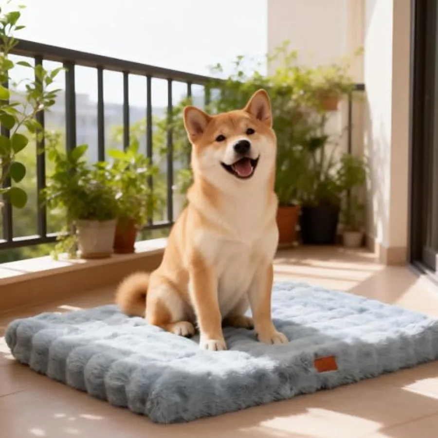 When Vhen Orthopedic Dog Beds for Medium Dogs, Fluffy Faux Rabbit Fur Pet Bed with Removable Washable Cover, Dog Bed Mat with E
When Vhen Orthopedic Dog Beds for Medium Dogs, Fluffy Faux Rabbit Fur Pet Bed with Removable Washable Cover, Dog Bed Mat with E