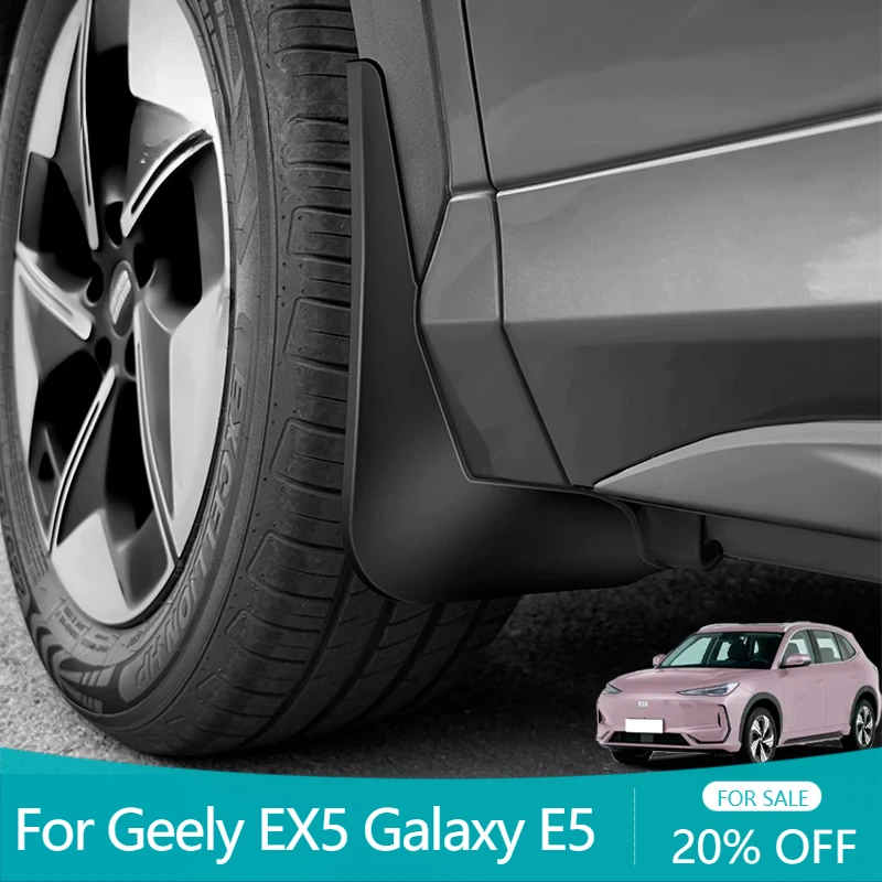 Car Mudflaps Mud Flaps Splash Guards Mudguards Front Rear Fender Protector Accessories For Geely EX5 Galaxy E5 2024 2025 2026
Car Mudflaps Mud Flaps Splash Guards Mudguards Front Rear Fender Protector Accessories For Geely EX5 Galaxy E5 2024 2025 2026
