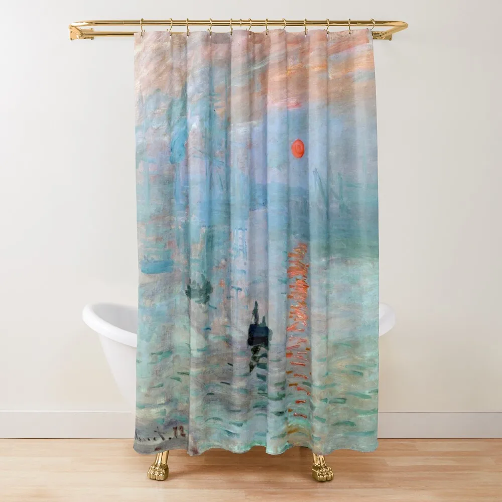 Impression, rising sun, Claude Monet Shower Curtain In The Bathroom Washable Waterproof Fabric Shower Bathroom Fabric Curtain
Impression, rising sun, Claude Monet Shower Curtain In The Bathroom Washable Waterproof Fabric Shower Bathroom Fabric Curtain