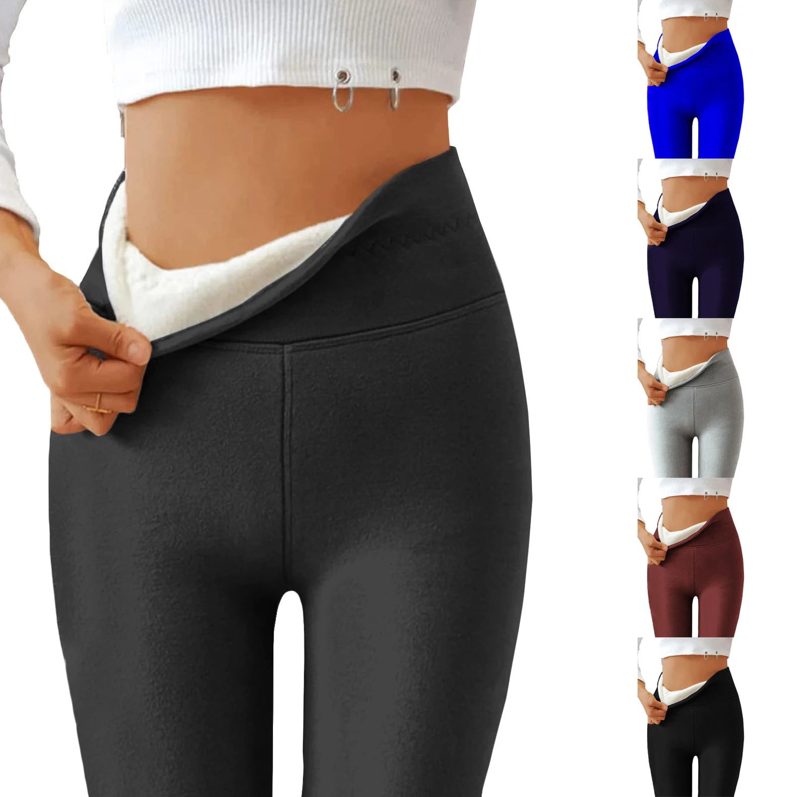 High Waisted Fleece-Lined Leggings for Women Thick Soft Tummy Control Workout Running Yoga Thermal Winter Warm Pants 2025
High Waisted Fleece-Lined Leggings for Women Thick Soft Tummy Control Workout Running Yoga Thermal Winter Warm Pants 2025
