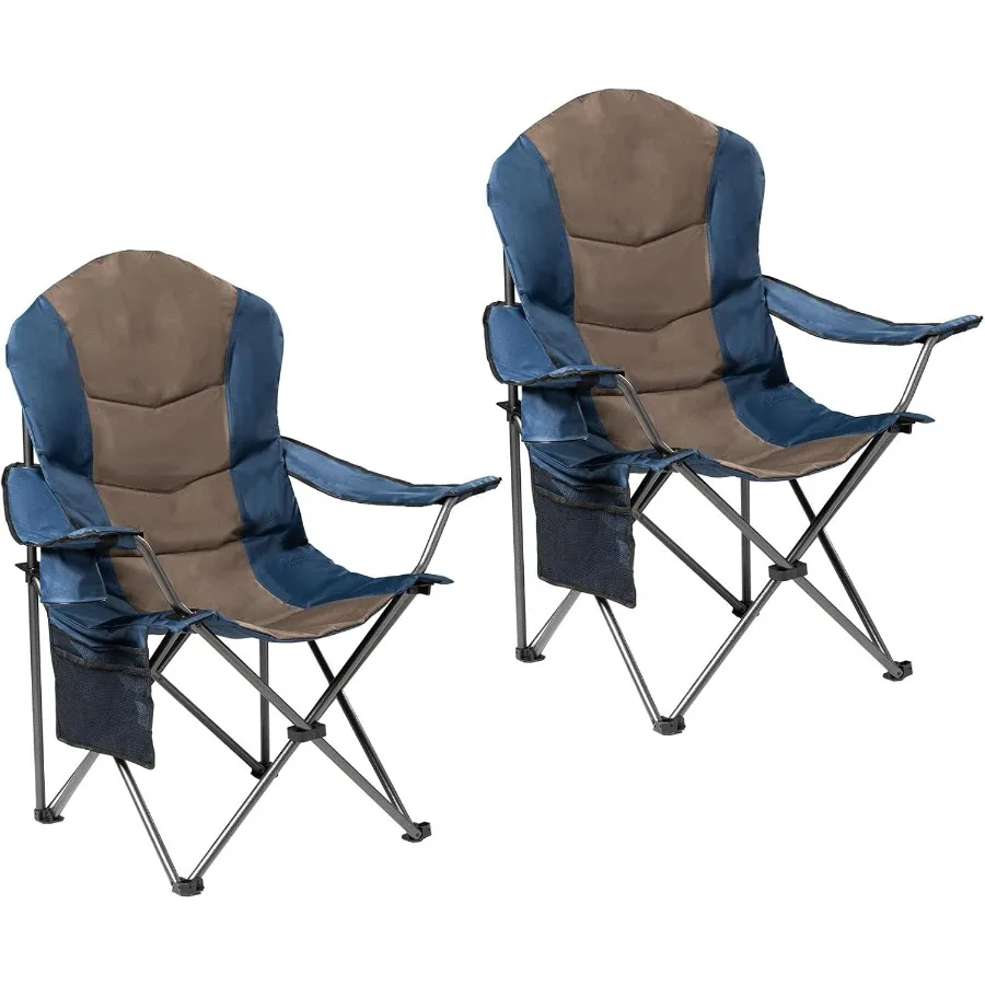 2 Pack Folding Camping Chairs for Adults High Back Padded Portable Outdoor Lawn Chairs with 400lbs Weight Capacity and Adjustab
2 Pack Folding Camping Chairs for Adults High Back Padded Portable Outdoor Lawn Chairs with 400lbs Weight Capacity and Adjustab