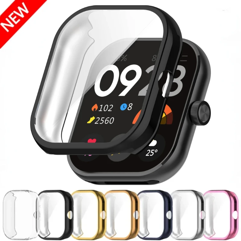 Protector Case For Xiaomi Redmi Watch 4 Screen Soft TPU Full Protector Shell For Redmi Watch 4 Bumper Plated Case Accessories
Protector Case For Xiaomi Redmi Watch 4 Screen Soft TPU Full Protector Shell For Redmi Watch 4 Bumper Plated Case Accessories
