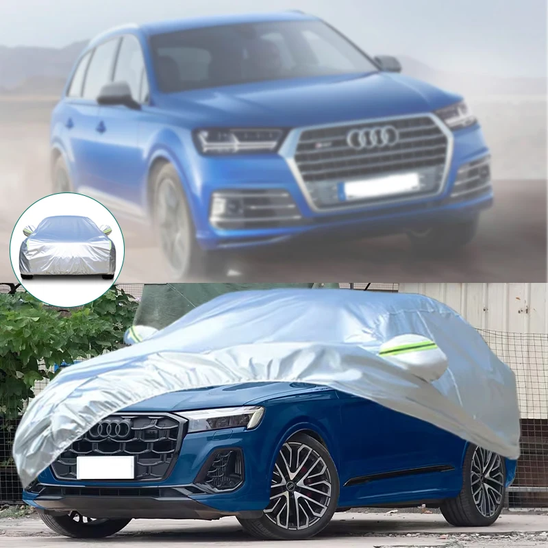 Для Audi SQ7 уличная защита полный автомобильный чехол снежный чехол солнцезащитный козырек водостойкий пылезащитный внешние автомобильные аксессуары
Для Audi SQ7 уличная защита полный автомобильный чехол снежный чехол солнцезащитный козырек водостойкий пылезащитный внешние автомобильные аксессуары