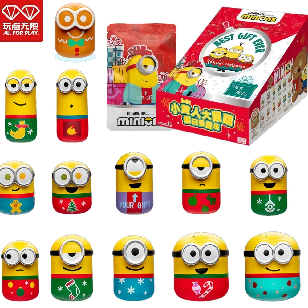 Minions Blind Bag Stacking Toy Christmas Holiday Limited Edition Figure Blind Box Desktop Decoration Birthday Gift Kids & Fans
Minions Blind Bag Stacking Toy Christmas Holiday Limited Edition Figure Blind Box Desktop Decoration Birthday Gift Kids & Fans