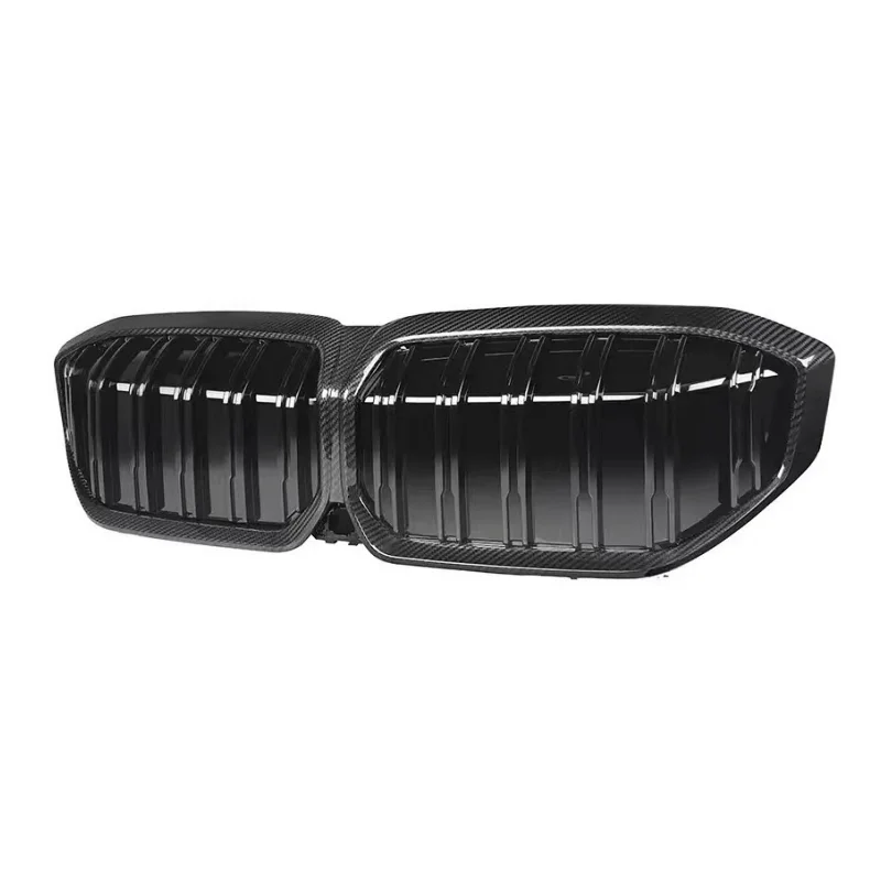Used for modifying the BMW 3 Series i3 with a dry carbon fiber BEV style front bumper grille and a dual bar replacement grille
Used for modifying the BMW 3 Series i3 with a dry carbon fiber BEV style front bumper grille and a dual bar replacement grille