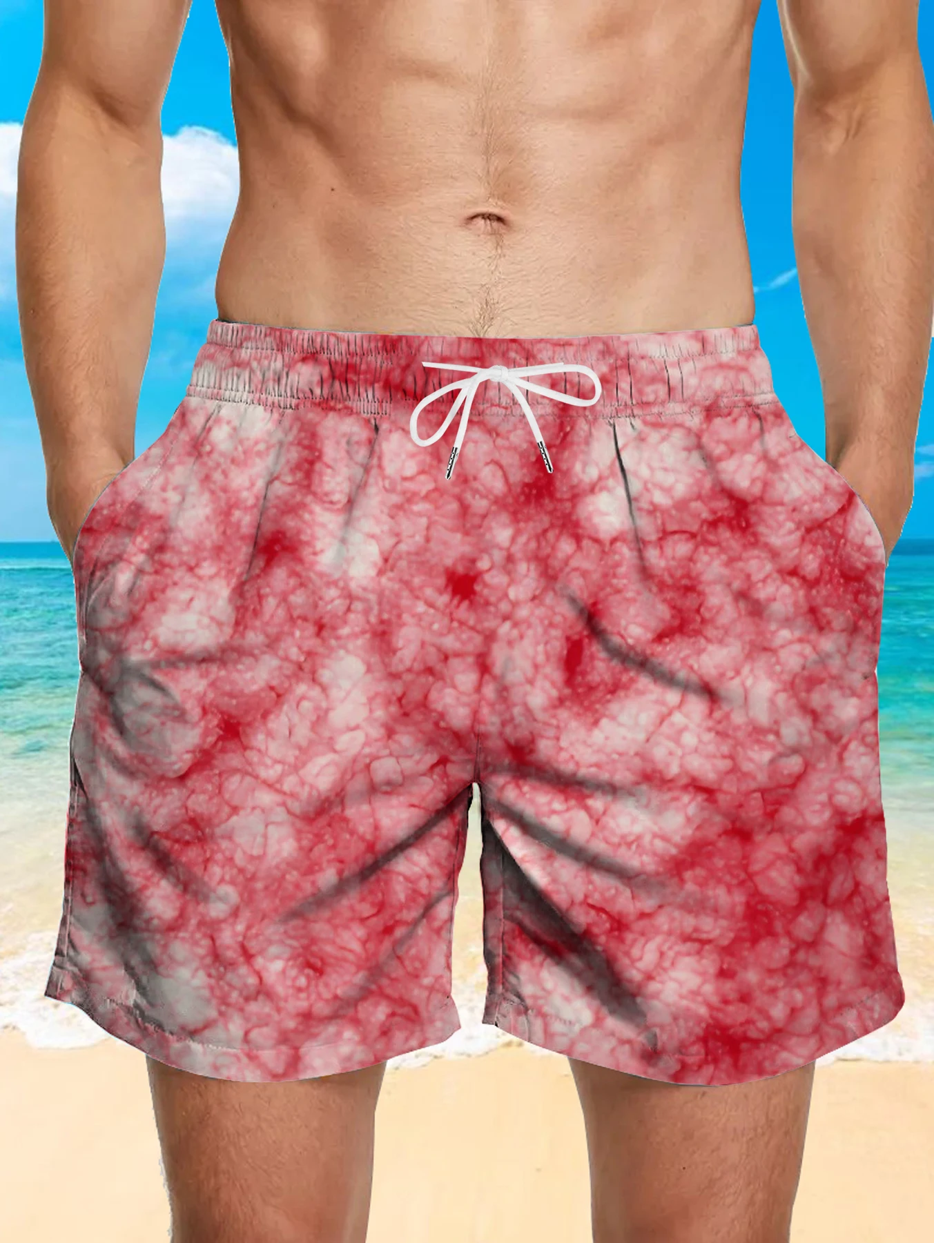 Polyester Quick Dry Men Shorts Retro Full Digital Print Beach Casual Board Pants
Polyester Quick Dry Men Shorts Retro Full Digital Print Beach Casual Board Pants