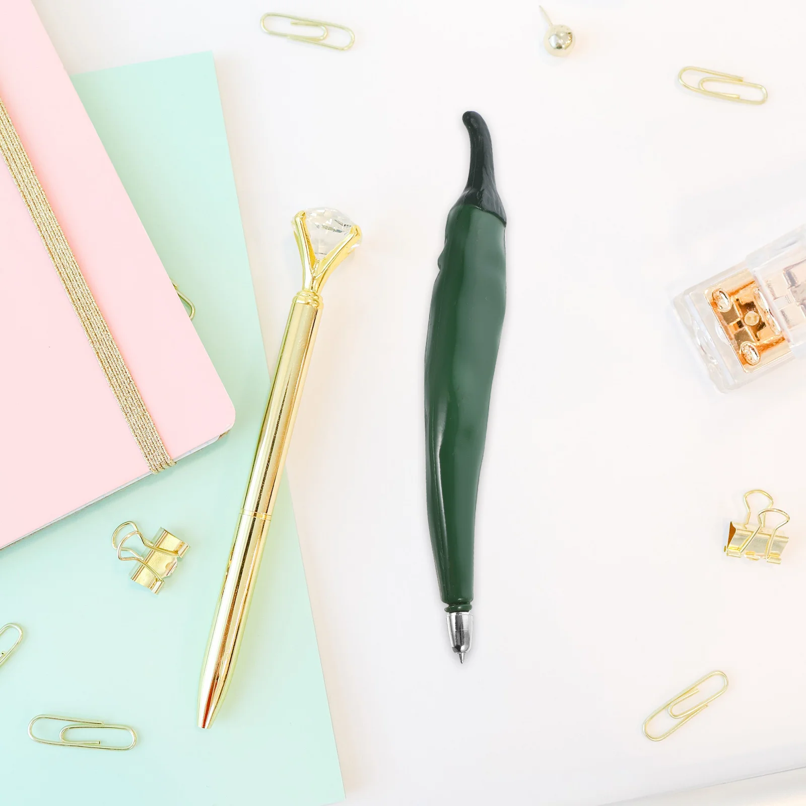 6Pcs Vegetable Shaped Ballpoint Pens Creative Pepper Design Smooth Writing Pens Party Gifts for Students Party Gifts
6Pcs Vegetable Shaped Ballpoint Pens Creative Pepper Design Smooth Writing Pens Party Gifts for Students Party Gifts