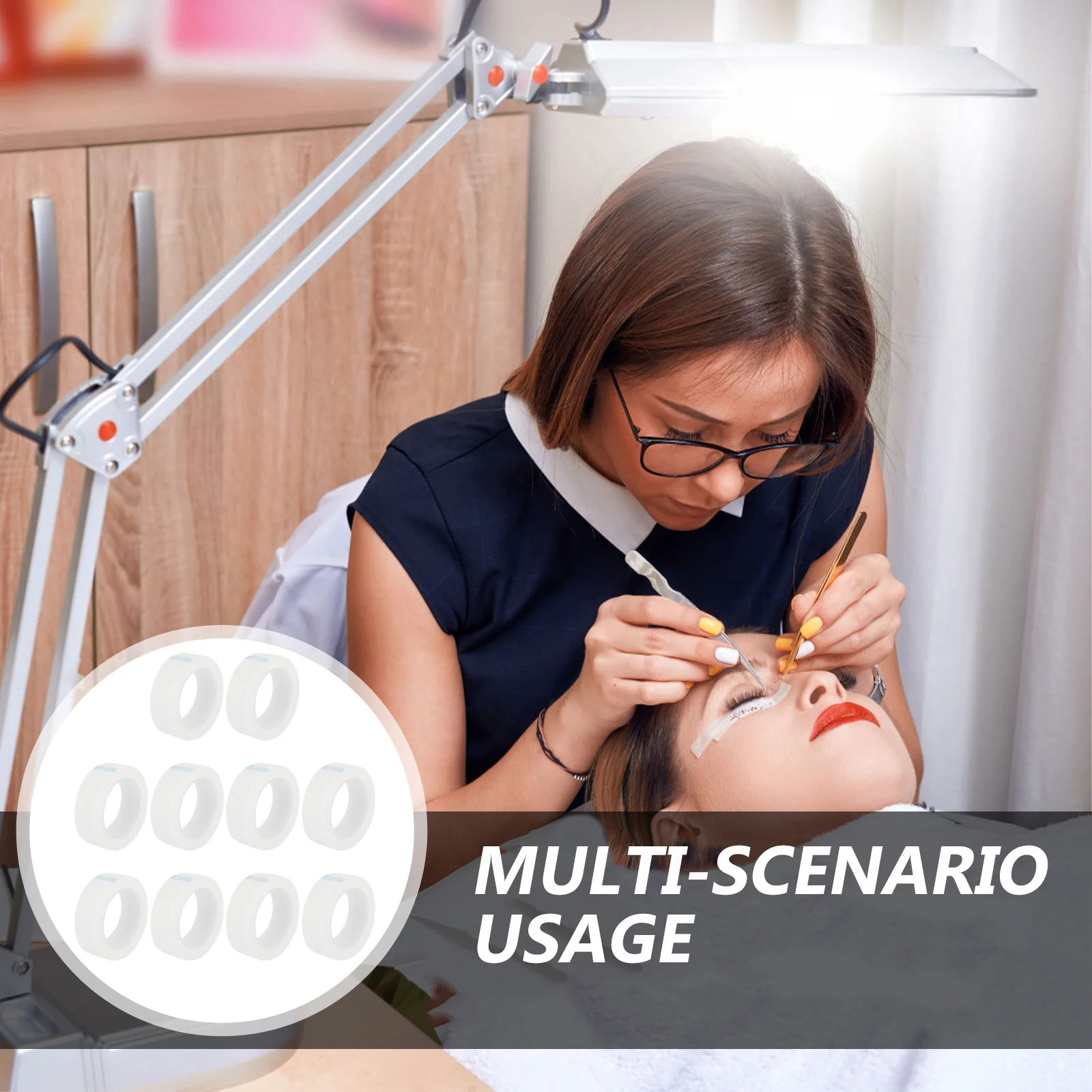 10Pcs Eyelash Tapes Non-Woven Fabric Breathable Painless for Extension Grafting Makeup Salon Eyelash Tapes Beauty Salon Supplies
10Pcs Eyelash Tapes Non-Woven Fabric Breathable Painless for Extension Grafting Makeup Salon Eyelash Tapes Beauty Salon Supplies