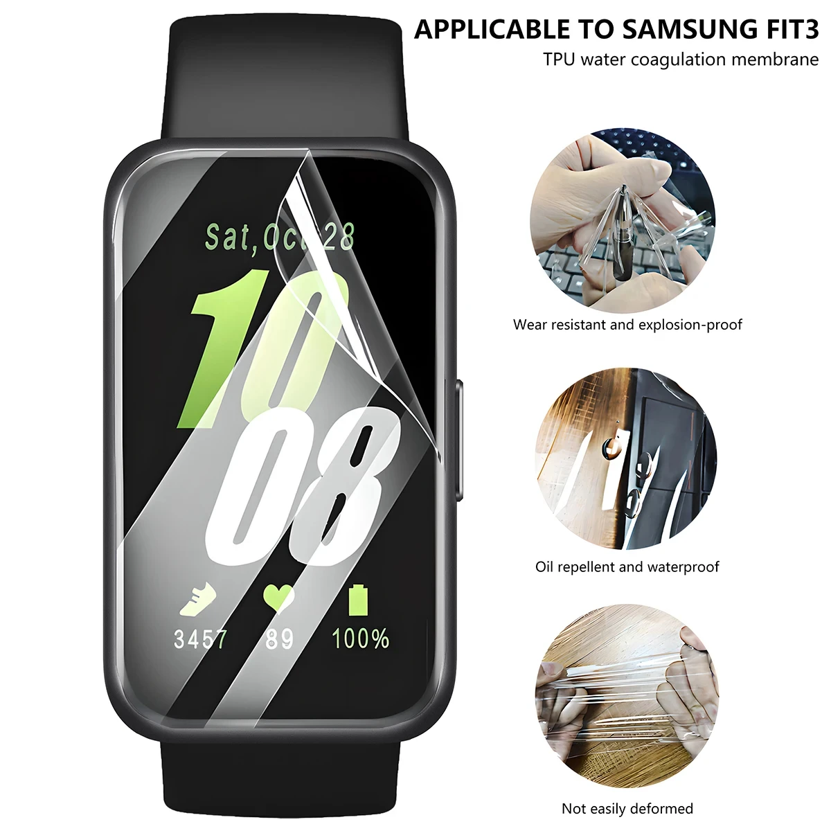 Мягкая Гидрогелевая пленка для Samsung Galaxy Fit 3, защита экрана от царапин для смарт-часов Galaxy Fit3, защитная пленка, не стекло
Мягкая Гидрогелевая пленка для Samsung Galaxy Fit 3, защита экрана от царапин для смарт-часов Galaxy Fit3, защитная пленка, не стекло