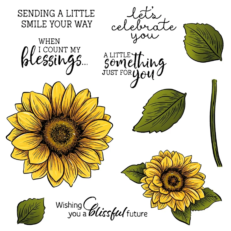 Sunflowers Floral Cutting Dies Clear Stamp Scrapbooking DIY Metal Cut Dies Silicone Stamps For Card Album Decor
Sunflowers Floral Cutting Dies Clear Stamp Scrapbooking DIY Metal Cut Dies Silicone Stamps For Card Album Decor