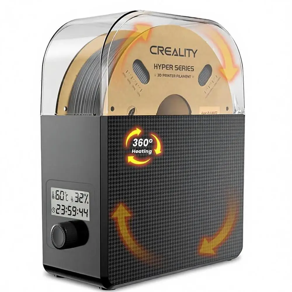 Усовершенствованный бокс-сушилка 1 кг 2.0 для филамента 3D-принтеров, идеально подходит для PLA, PETG, ABS, TPU, нейлона
Усовершенствованный бокс-сушилка 1 кг 2.0 для филамента 3D-принтеров, идеально подходит для PLA, PETG, ABS, TPU, нейлона