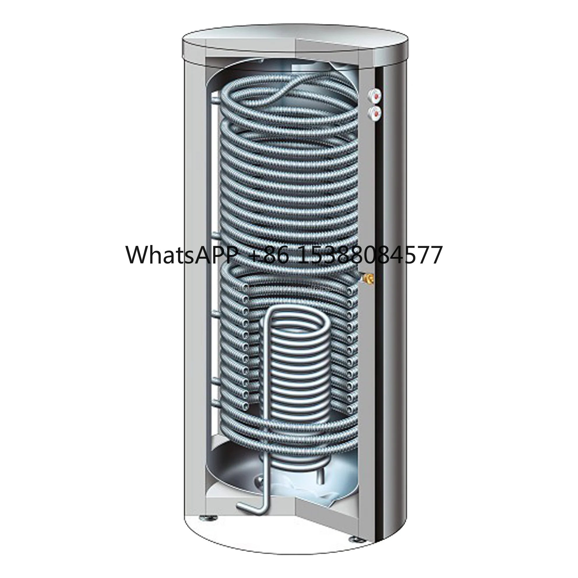 SUS304 Inner Tank Build in Heat Exchanger Coils 500L Sanitary Hot Water Storage Space Heating Tank Boiler
SUS304 Inner Tank Build in Heat Exchanger Coils 500L Sanitary Hot Water Storage Space Heating Tank Boiler