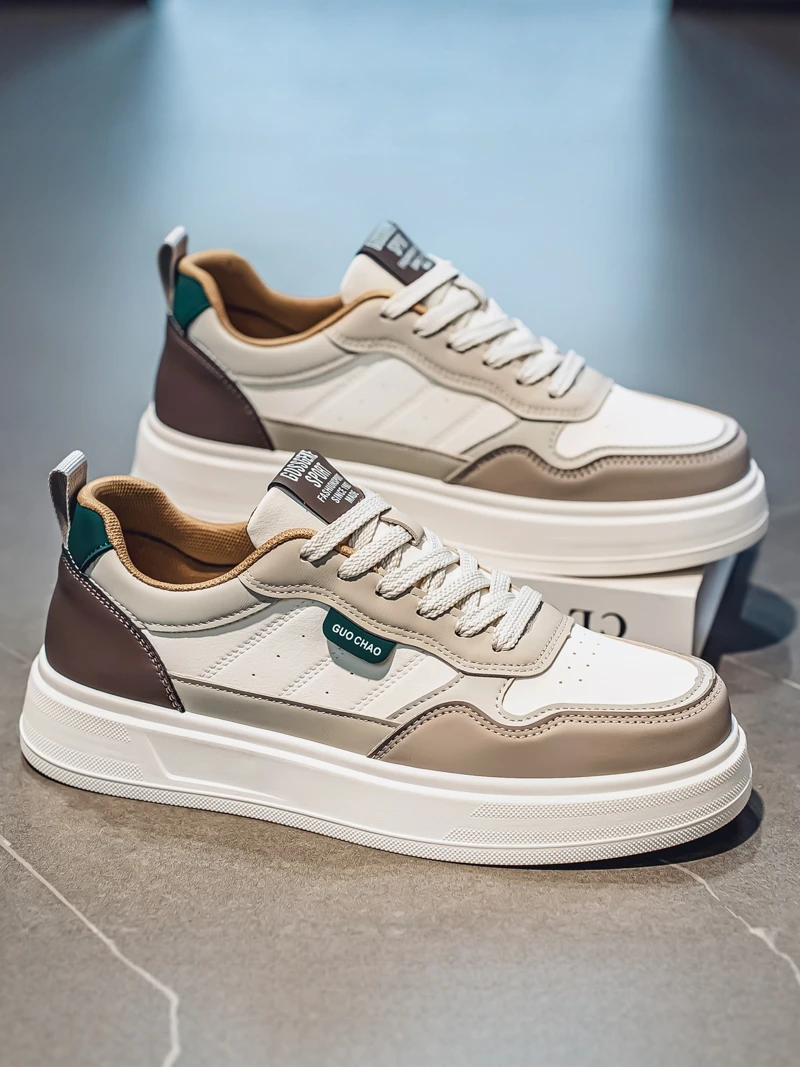 Men's Leather Sporty Casual Shoes 2026 New Style Summer Trendy Brand Increased Height Leisure Fashion Shoes for Students
Men's Leather Sporty Casual Shoes 2026 New Style Summer Trendy Brand Increased Height Leisure Fashion Shoes for Students