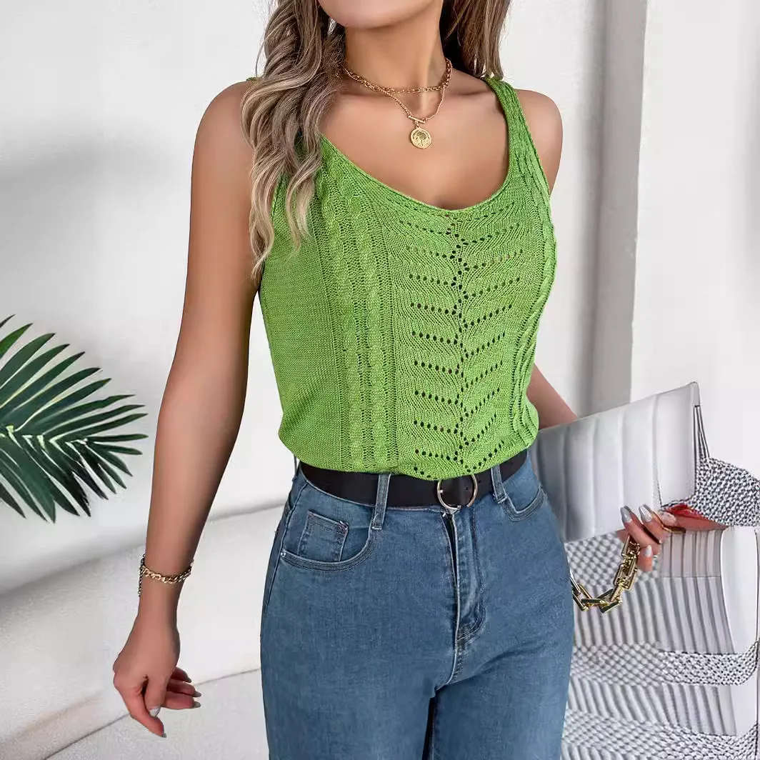 Y2k Women's Tops Backless Crop Top Sleeveless Cute Knitted Tank Top Summer Cropped Vest Female Clothing Tee Shirt Solid V-Neck
Y2k Women's Tops Backless Crop Top Sleeveless Cute Knitted Tank Top Summer Cropped Vest Female Clothing Tee Shirt Solid V-Neck