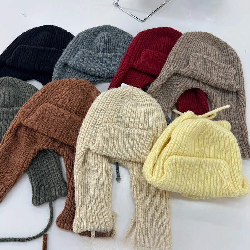 Ear Protection Bomber Hat for Men and Women Autumn and Winter New Warm Knitted Woolen Hat
Ear Protection Bomber Hat for Men and Women Autumn and Winter New Warm Knitted Woolen Hat