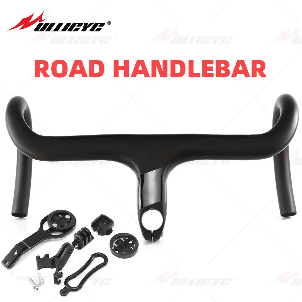 No Logo Full Carbon Black Road Bicycle Integrated Handlebar with Stem For 28.6mm 340-420mm
No Logo Full Carbon Black Road Bicycle Integrated Handlebar with Stem For 28.6mm 340-420mm