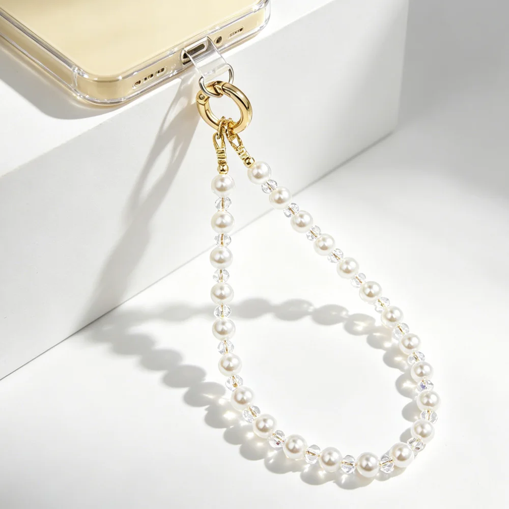 MQIQI Pearl lanyard strap for phone charms strap beads Luxury cell phone strap Anti-Lost Wrist Chain Keyring Pendant Accessories
MQIQI Pearl lanyard strap for phone charms strap beads Luxury cell phone strap Anti-Lost Wrist Chain Keyring Pendant Accessories