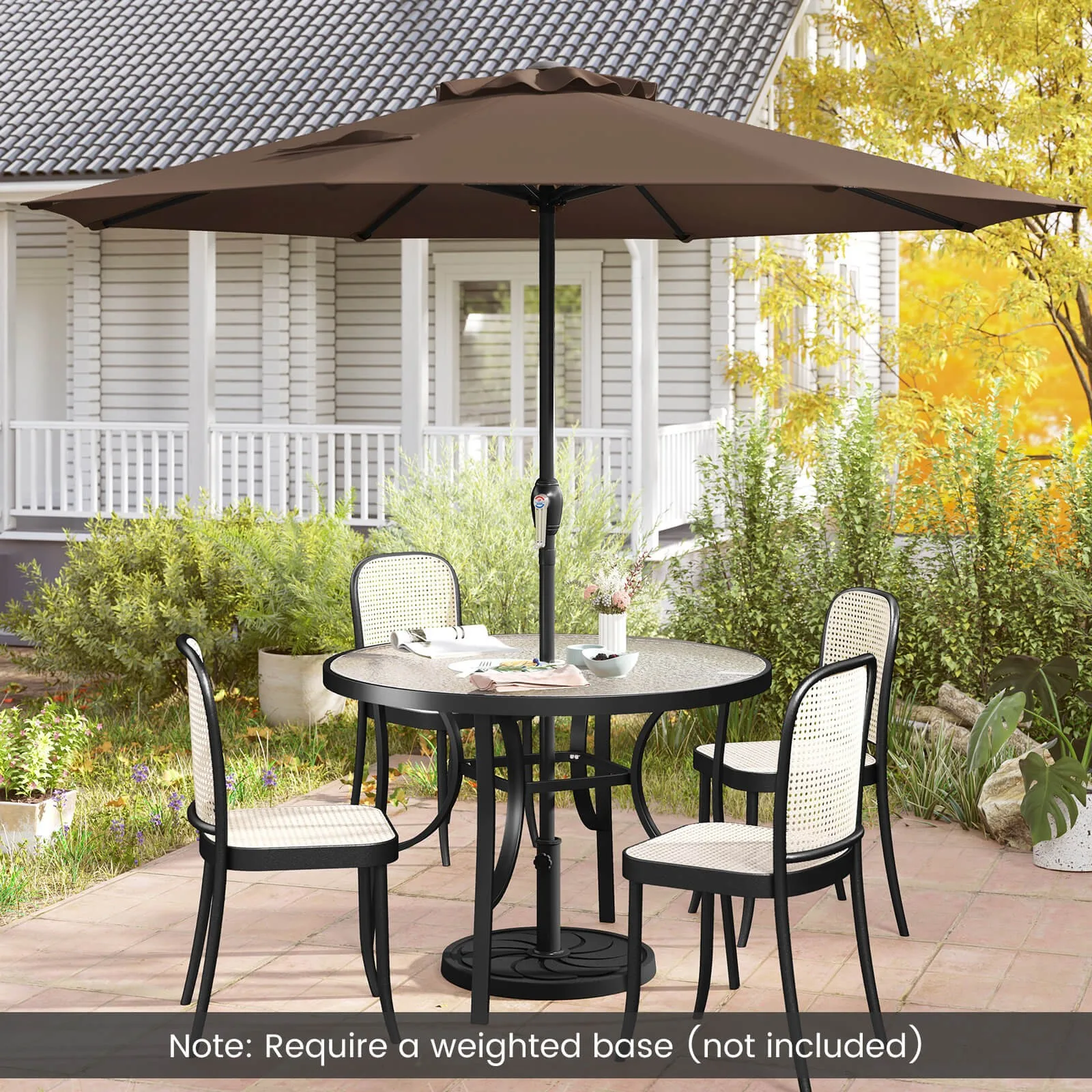 Outdoor Patio Umbrella Modern Table Umbrella w/8 Heavy Duty Ribs Sun-proof
Outdoor Patio Umbrella Modern Table Umbrella w/8 Heavy Duty Ribs Sun-proof