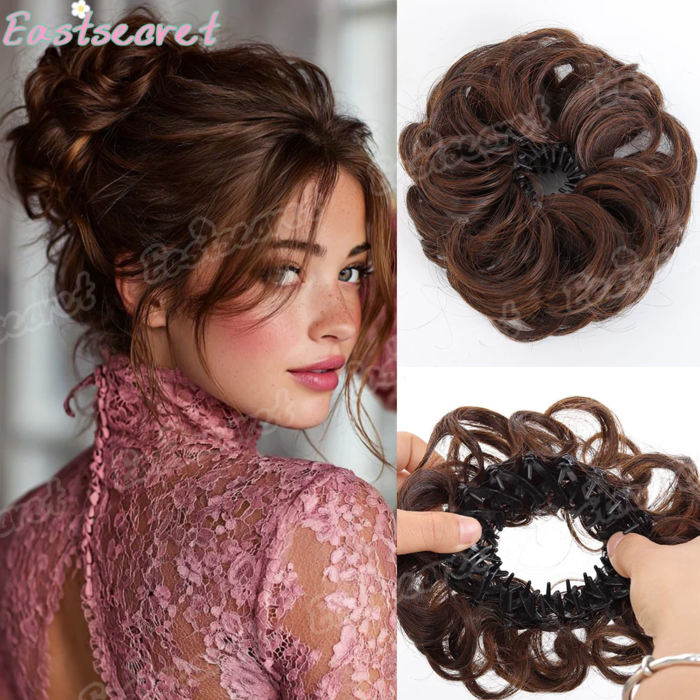 EAST Hair Bun Chignon Expandable Bird Nest Magic Hair Clip Hair Bun Synthetic Curly Hair Bun For Women Easy To Use
EAST Hair Bun Chignon Expandable Bird Nest Magic Hair Clip Hair Bun Synthetic Curly Hair Bun For Women Easy To Use