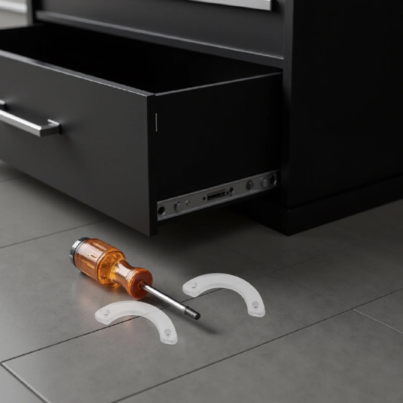 30Pcs Clear PVC Drawer Stoppers Crescent Moon Shape Non-Slip Cabinet Repair Parts Replacement Drawer Slide for Kitchen
30Pcs Clear PVC Drawer Stoppers Crescent Moon Shape Non-Slip Cabinet Repair Parts Replacement Drawer Slide for Kitchen