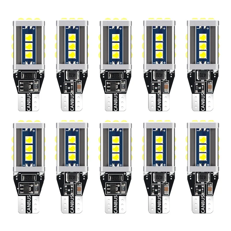 10PCS T20 LED Turn Signal Bulbs CanBus Brightness Decoder High Power T15 3030/18smd 12V Car Rear Brake Bulb Reverse Lights Lamps
10PCS T20 LED Turn Signal Bulbs CanBus Brightness Decoder High Power T15 3030/18smd 12V Car Rear Brake Bulb Reverse Lights Lamps