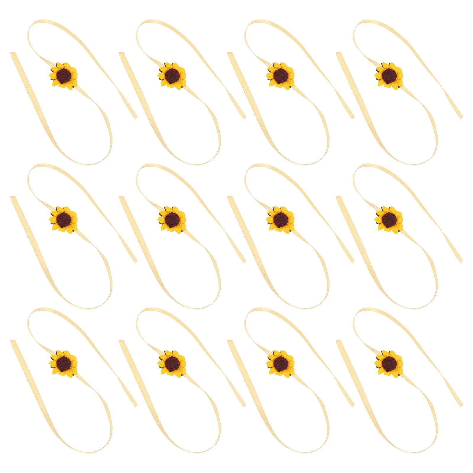 20pcs Golden Ribbon Cupcake Wrapper Adorable Sunflower Gifts Strap Topper Dessert Decor Birthday nament Chic Packaging
20pcs Golden Ribbon Cupcake Wrapper Adorable Sunflower Gifts Strap Topper Dessert Decor Birthday nament Chic Packaging