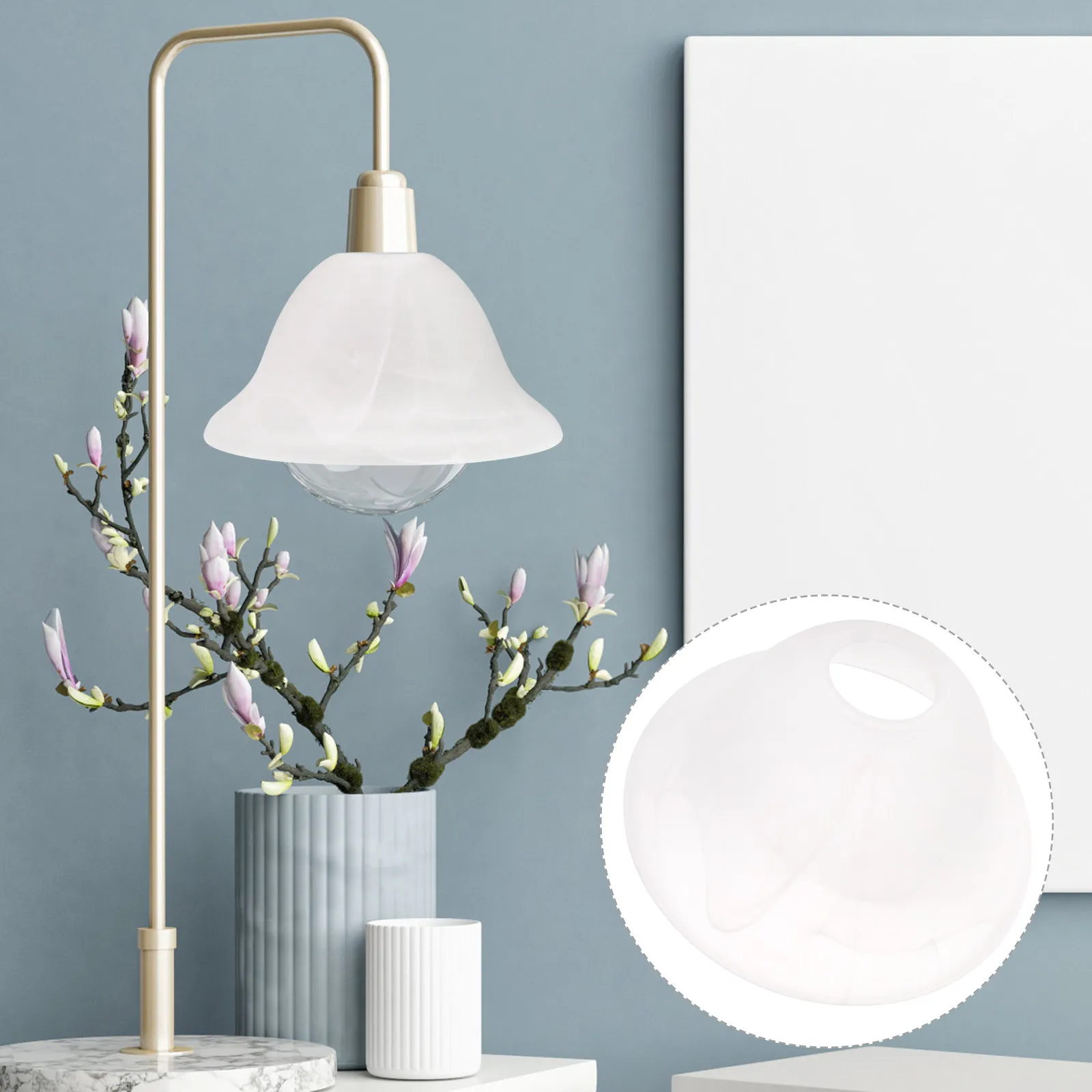 Simple Glass Lamp Shade Pendant White Cover for Light Decorative Lighting Fixture for Living Room Bedroom Wall Lamp Protection
Simple Glass Lamp Shade Pendant White Cover for Light Decorative Lighting Fixture for Living Room Bedroom Wall Lamp Protection