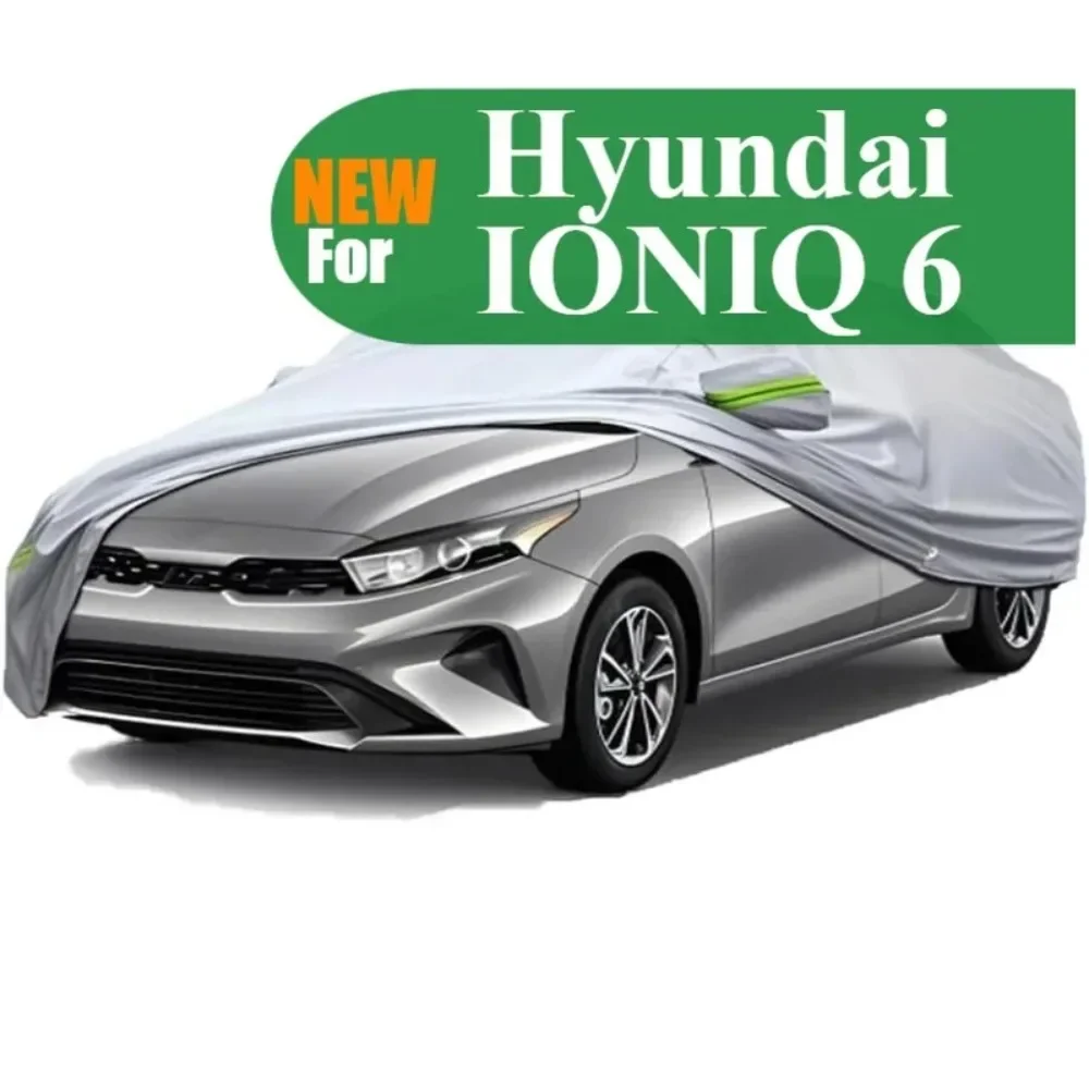 Full car cover for Hyundai IONIQ 6 all-weather waterproof protection with UV protection and anti-scratch lining free storage bag
Full car cover for Hyundai IONIQ 6 all-weather waterproof protection with UV protection and anti-scratch lining free storage bag