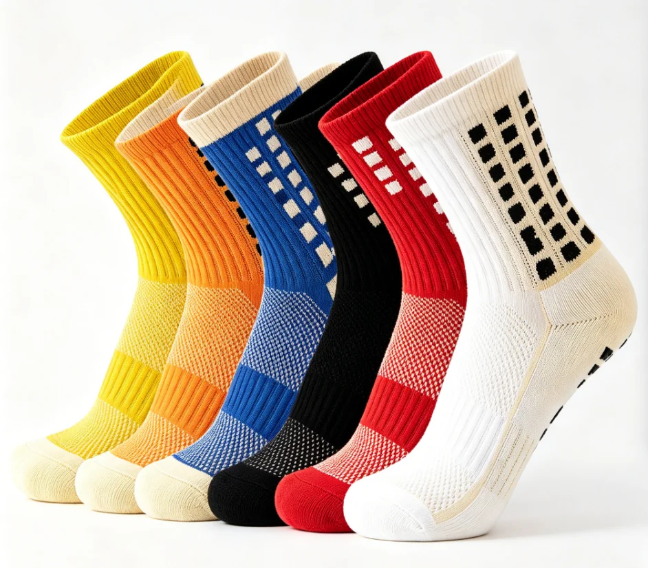 3 Pairs Anti-slip Football Socks Non-slip Soccer Basketball Tennis Outdoor Sport Socks Grip Cycling Riding Men Socks
3 Pairs Anti-slip Football Socks Non-slip Soccer Basketball Tennis Outdoor Sport Socks Grip Cycling Riding Men Socks