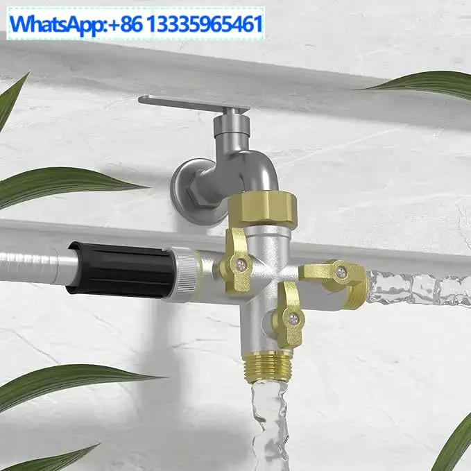 2Pcs Garden Hose Splitter Garden Faucet Bidirectional Splitter Connector Outdoor Faucet
2Pcs Garden Hose Splitter Garden Faucet Bidirectional Splitter Connector Outdoor Faucet