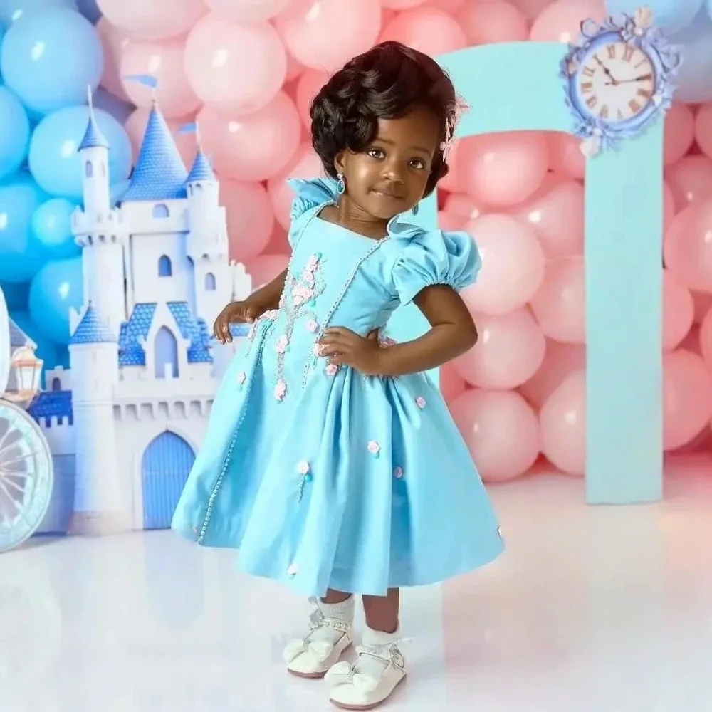 Custom Puff Sleeve Flower Girl Dress Wedding Party Gown Birthday Party Dress Kids Pageant Gown Formal Dressفساتين اطفال
Custom Puff Sleeve Flower Girl Dress Wedding Party Gown Birthday Party Dress Kids Pageant Gown Formal Dressفساتين اطفال