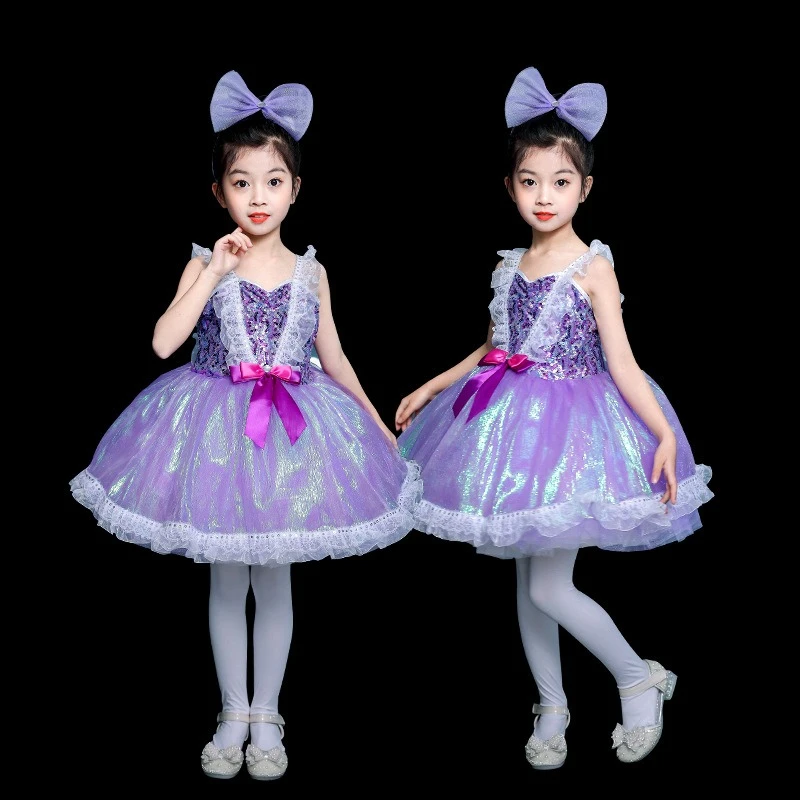 THEEPER Sequined Lace Ballet Tutu Dress with Bow Headband, Princess Dance Costume Sleeveless Stage Performance Outfit Dance Wear
THEEPER Sequined Lace Ballet Tutu Dress with Bow Headband, Princess Dance Costume Sleeveless Stage Performance Outfit Dance Wear